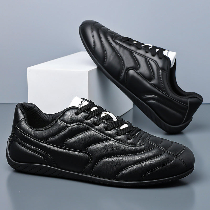 Black Low-Profile Racing Sneakers L33