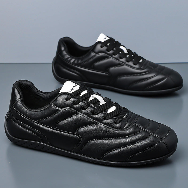 Black Low-Profile Racing Sneakers L33