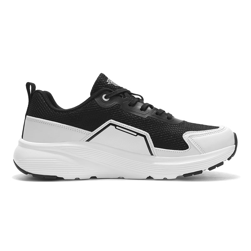 Black & White Wide-Fit Chunky Sneakers A63