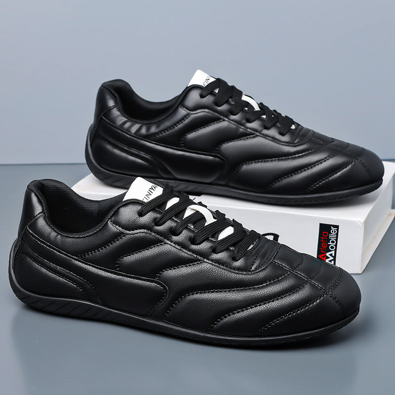 Black Low-Profile Racing Sneakers L33