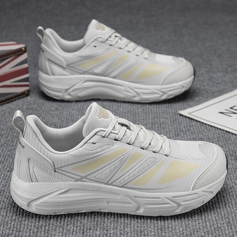 Grey  Wide-Toe Running Sneakers A61
