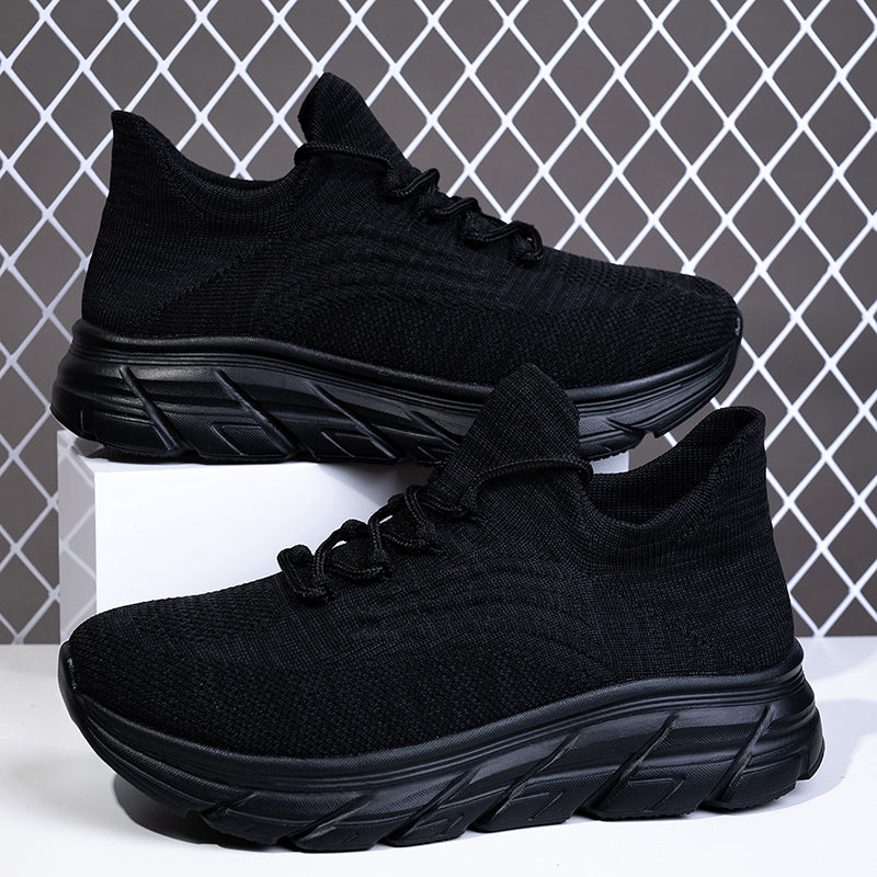 Black CloudStride Knit Sneakers 602