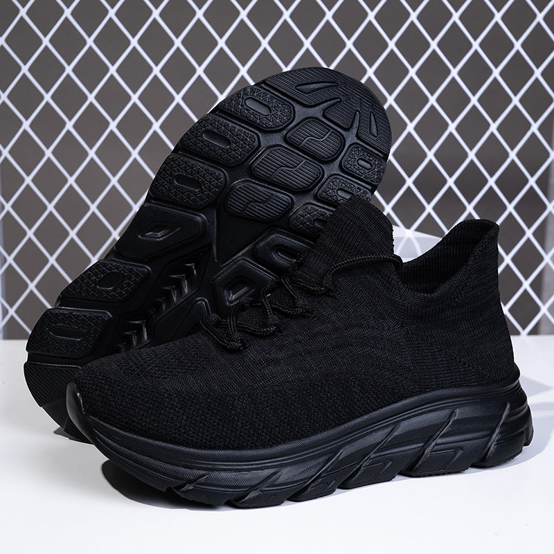 Black CloudStride Knit Sneakers 602