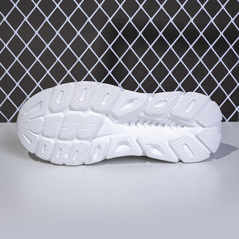 White CloudStride Knit Sneakers 602