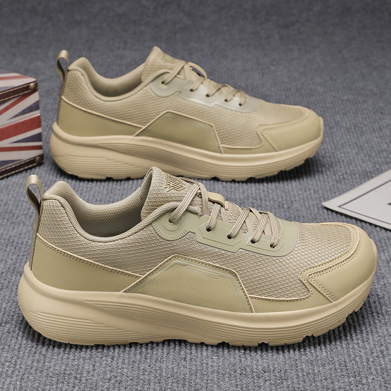 Brown Wide-Fit Chunky Sneakers A63