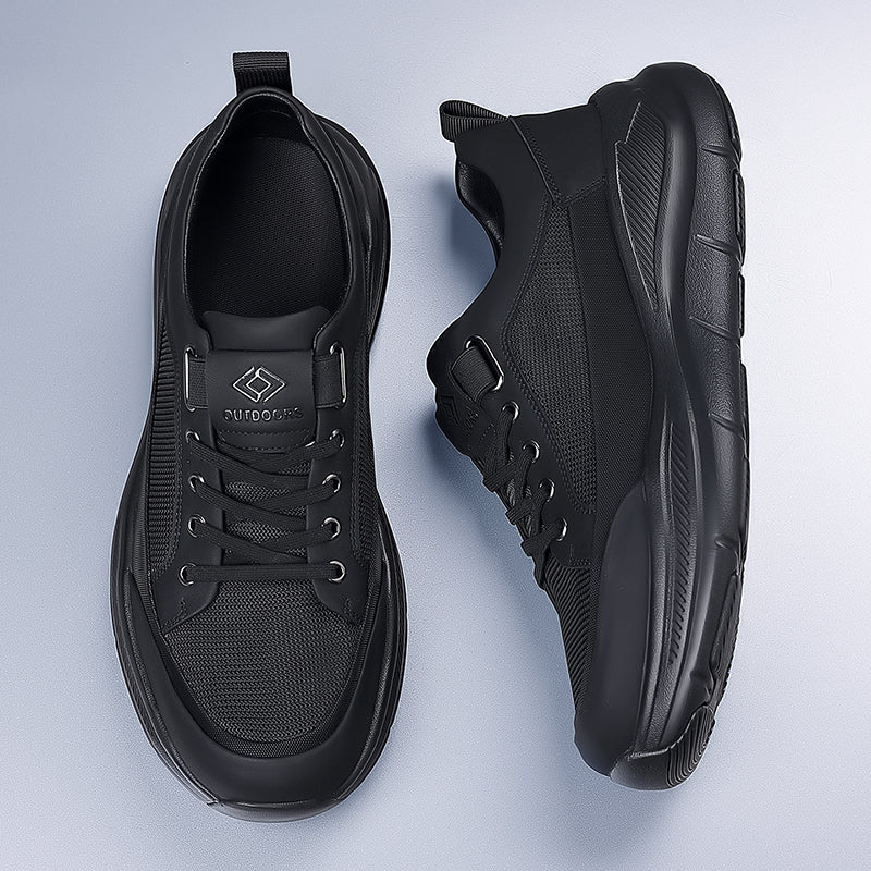 Black Slip-On City Hiking Sneakers 6331