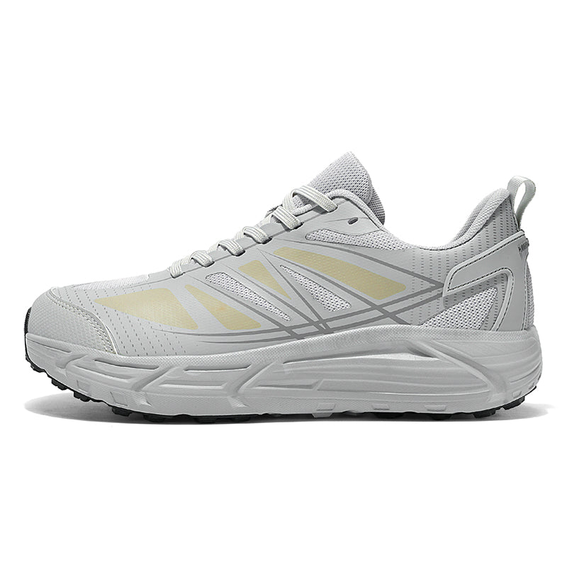 Grey  Wide-Toe Running Sneakers A61