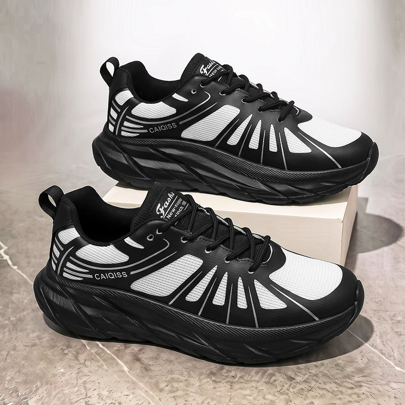 Black Dynamic Panel Athletic Sneakers Q5