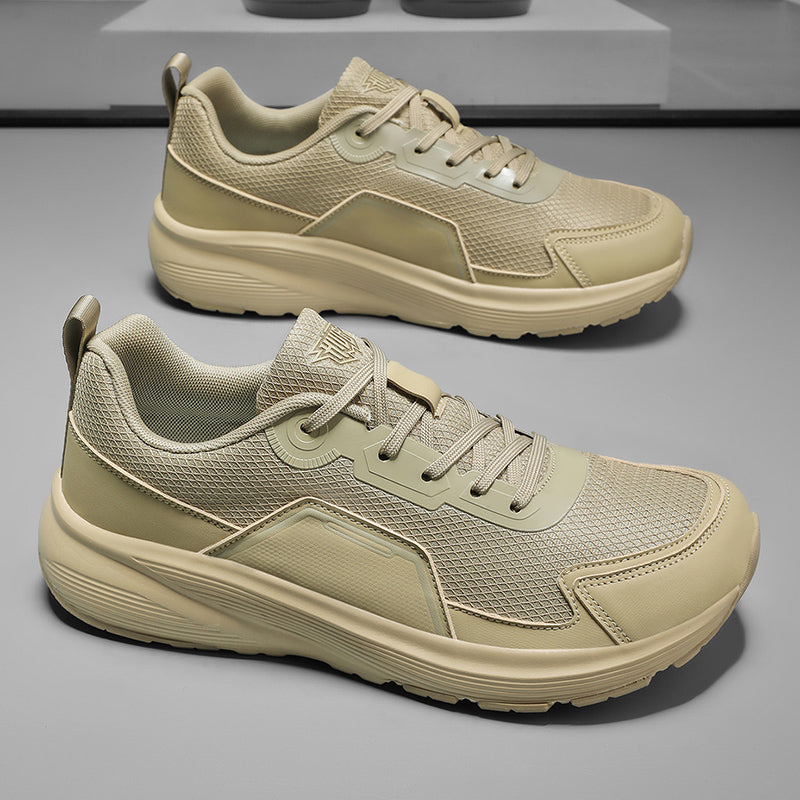 Brown Wide-Fit Chunky Sneakers A63
