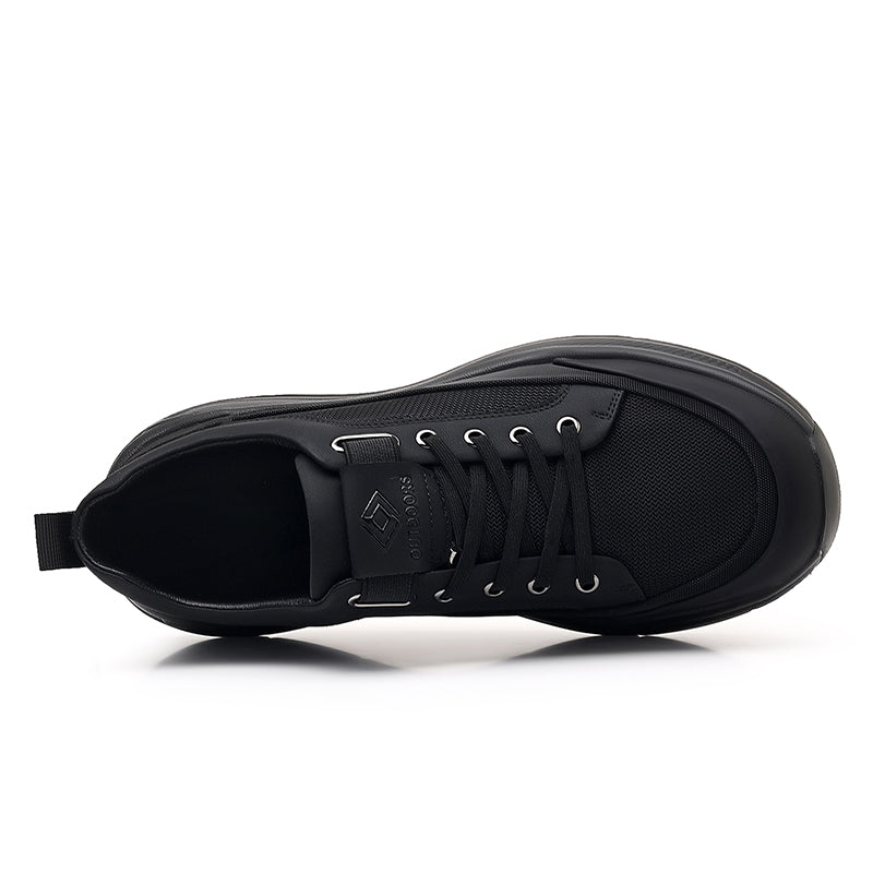 Black Slip-On City Hiking Sneakers 6331