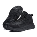 Black High-Top Outdoor Hiking Boots 852
