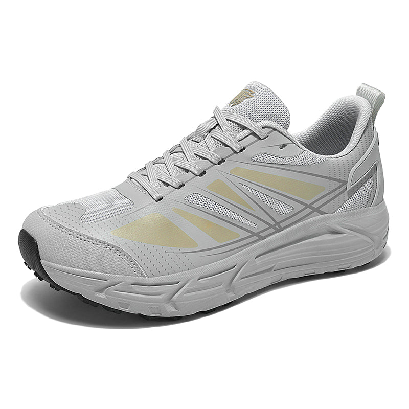 Grey  Wide-Toe Running Sneakers A61