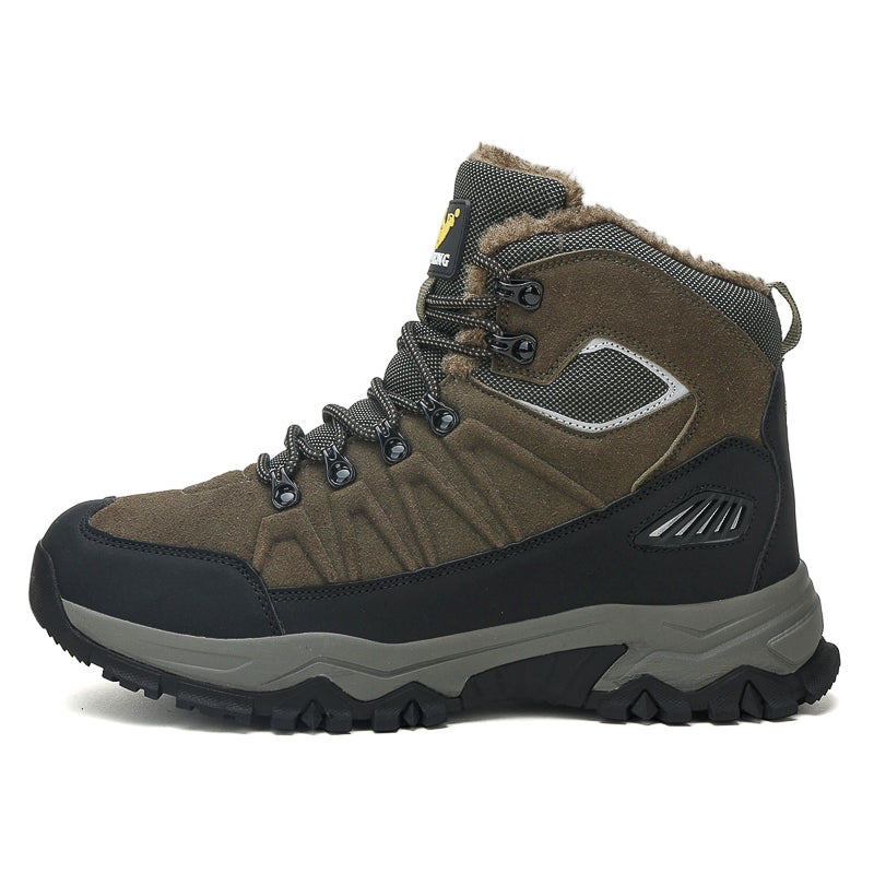 Green High-Top Outdoor Hiking Boots 2512