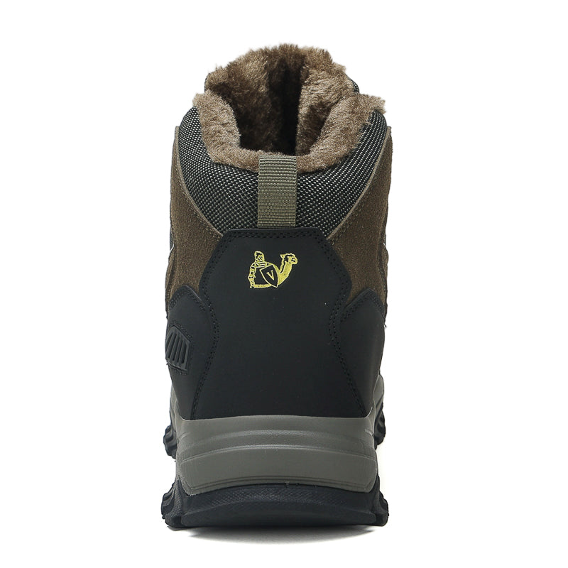 Green High-Top Outdoor Hiking Boots 2512