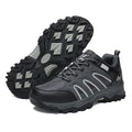 Grey Wide-Toe Oxford Hiking Shoes 665