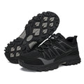 Black Wide-Toe Trail Mesh Sneakers 667