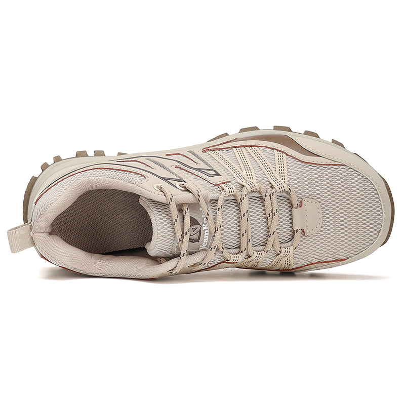Beige Wide-Toe Trail Mesh Sneakers 667 (Copy)