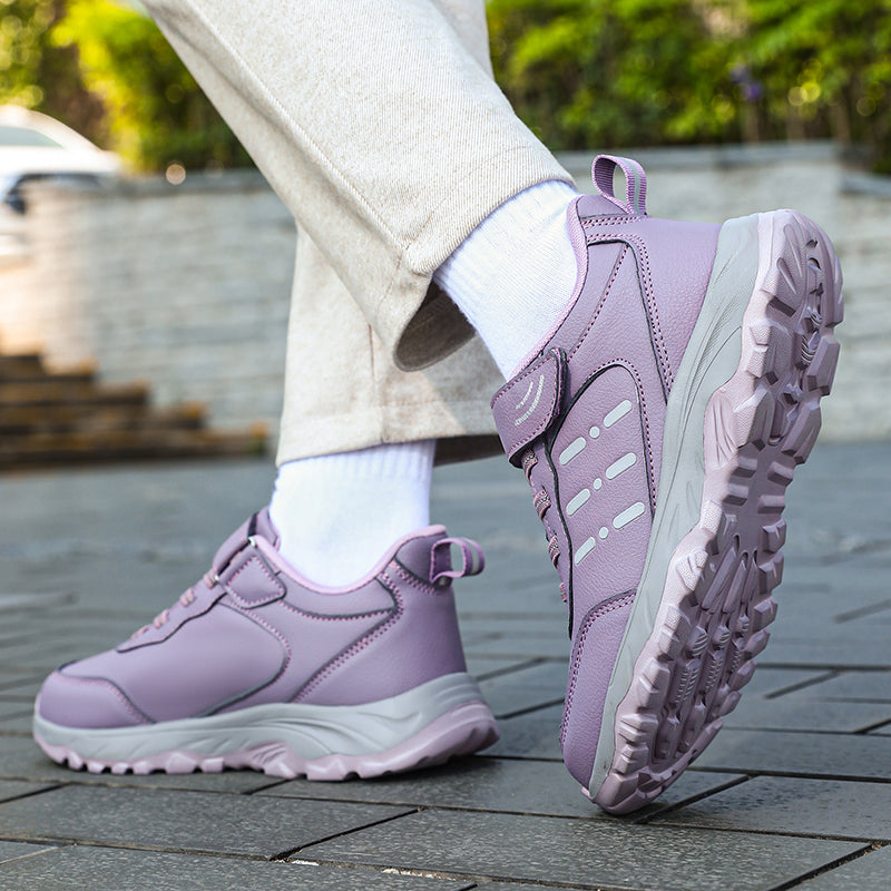 All-Season Smooth-Upper Walking Shoes A6563