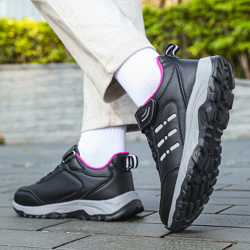 All-Season Smooth-Upper Walking Shoes A6563