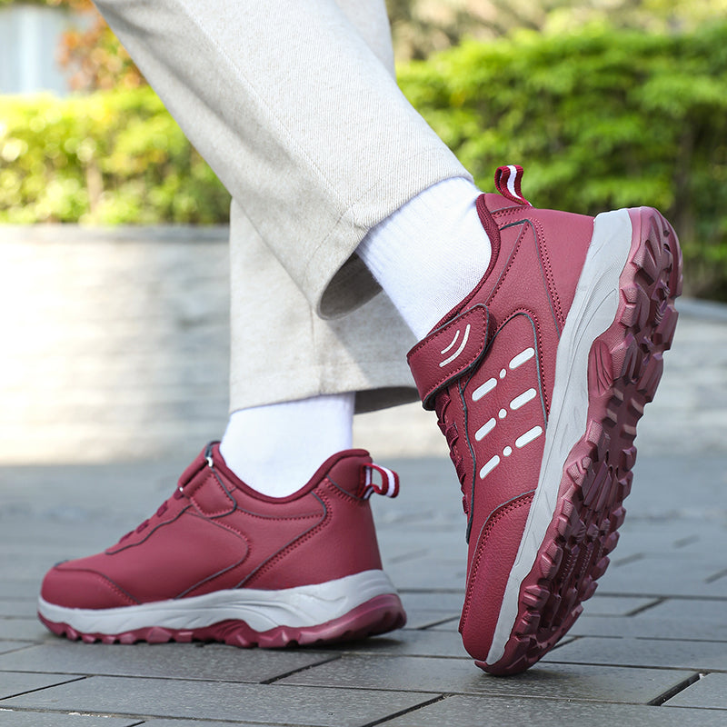 All-Season Smooth-Upper Walking Shoes A6563