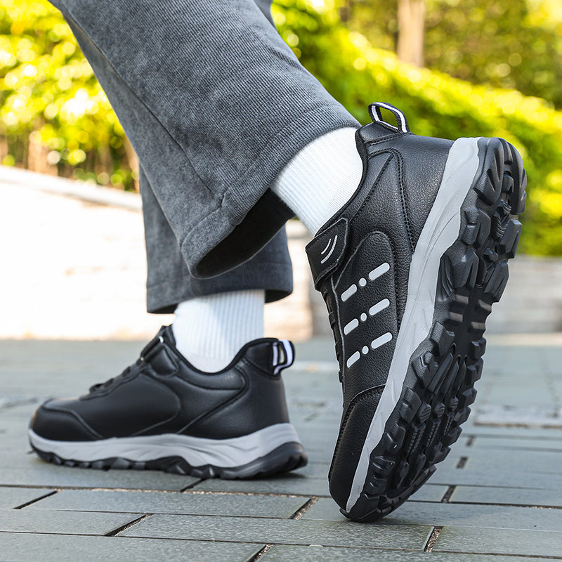 All-Season Smooth-Upper Walking Shoes A6563