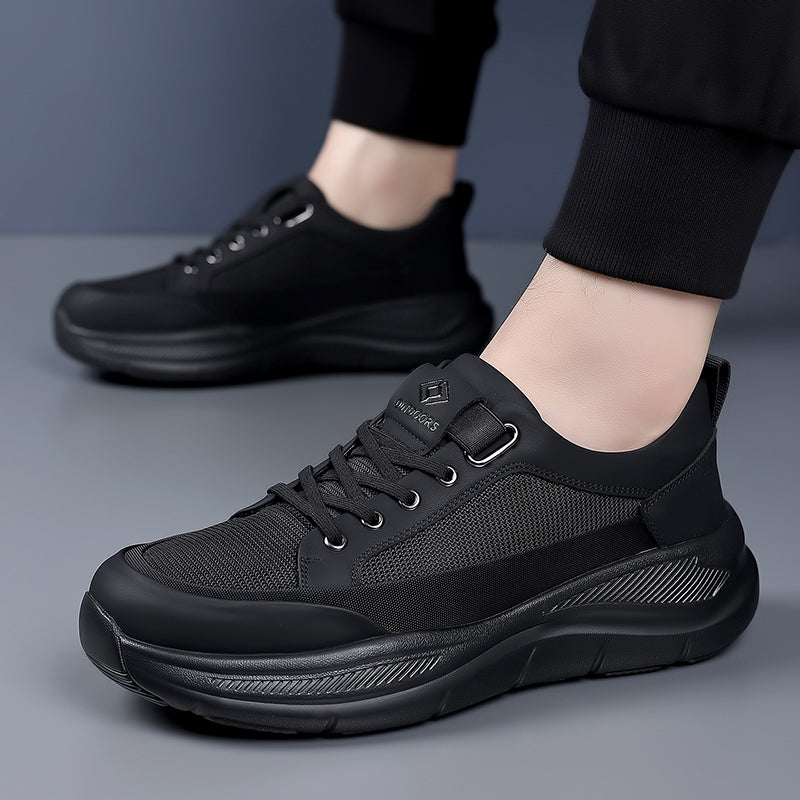 Black Slip-On City Hiking Sneakers 6331