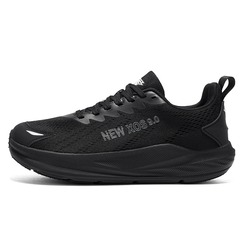 Black Wide-Toe Knit Sneakers A78