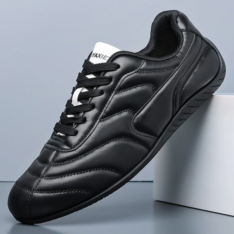 Black Low-Profile Racing Sneakers L33