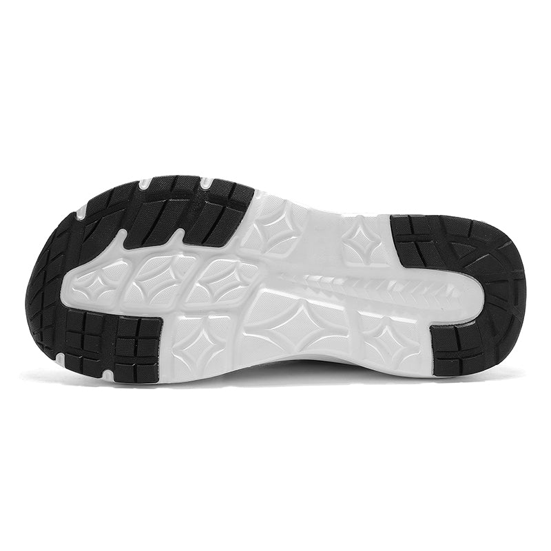 Black & White Wide-Fit Chunky Sneakers A63