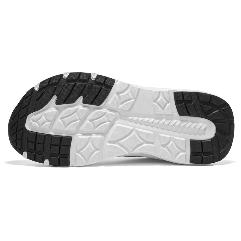 Black Wide-Toe Mesh Sneakers A82