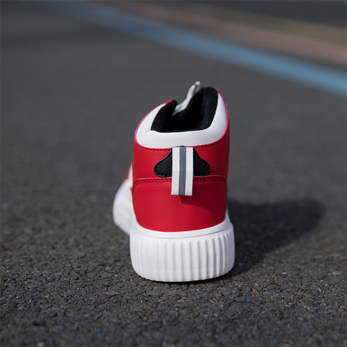 Red Classic Mid-Top Sneakers 089