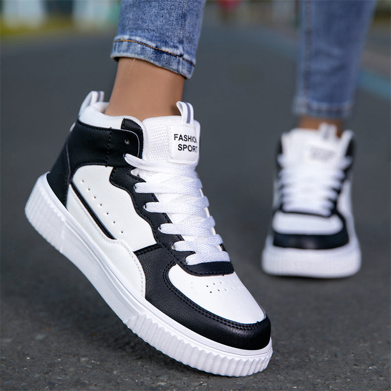 Black Classic Mid-Top Sneakers 089