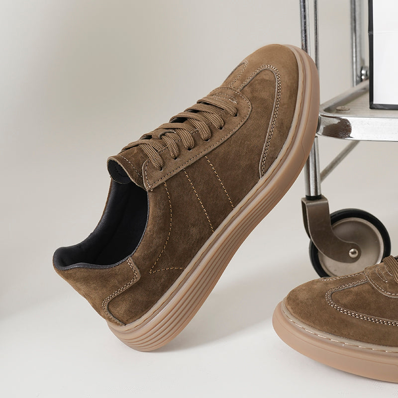 Vintage Suede-Finish Skate Sneakers 1008