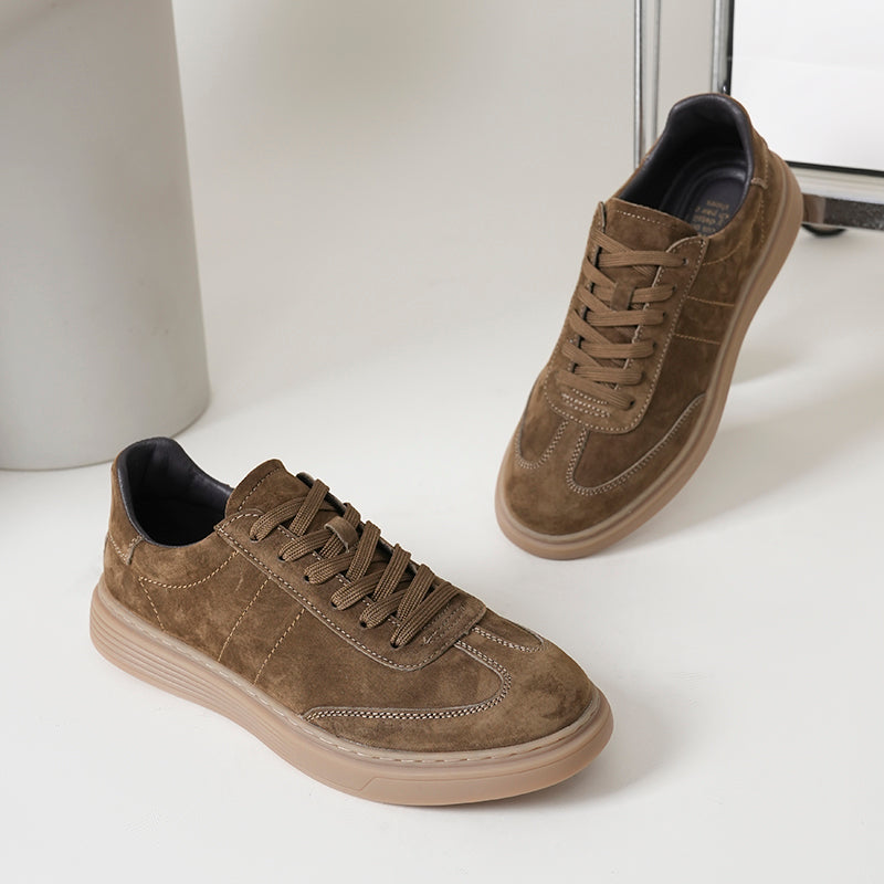 Vintage Suede-Finish Skate Sneakers 1008