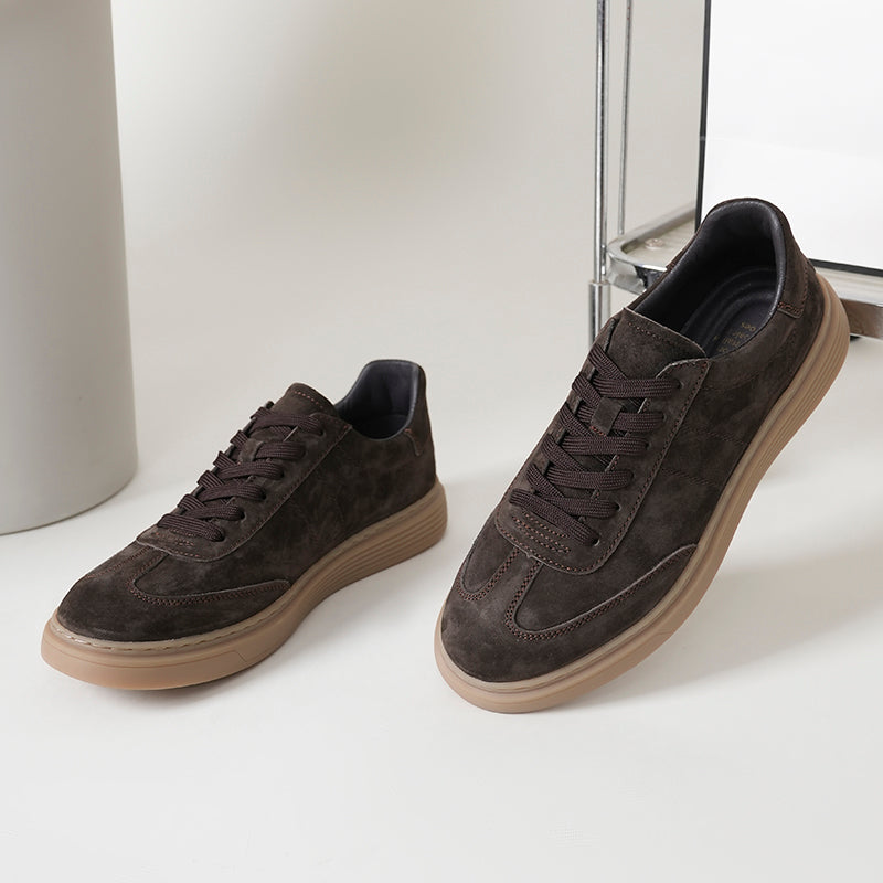 Vintage Suede-Finish Skate Sneakers 1008