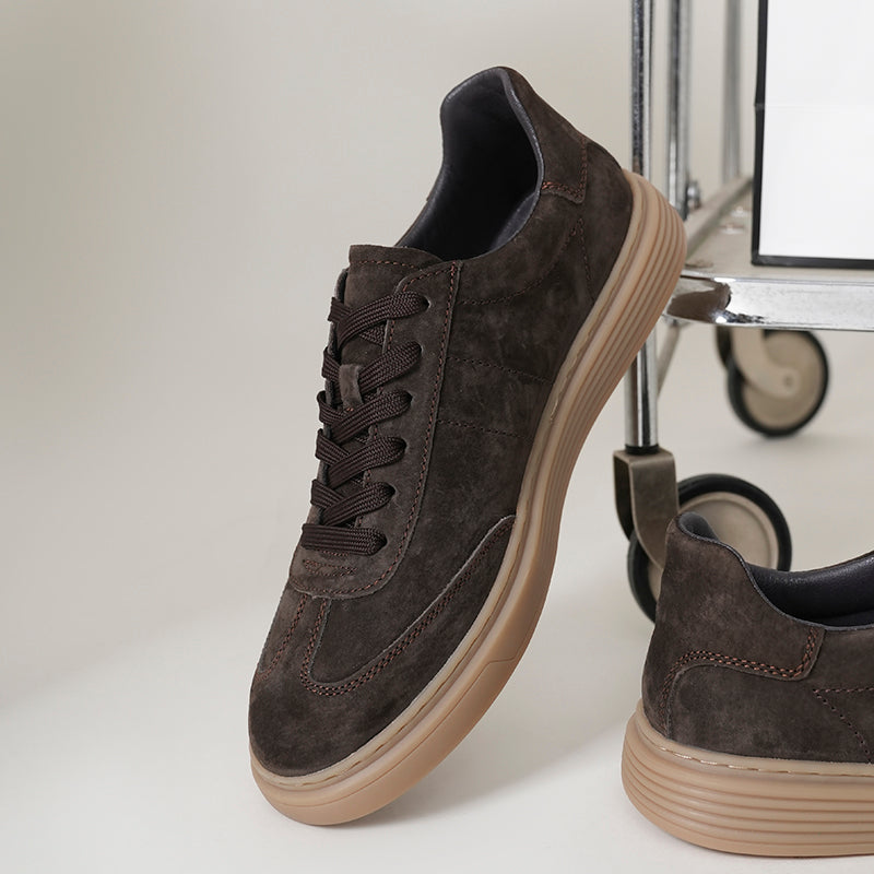 Vintage Suede-Finish Skate Sneakers 1008