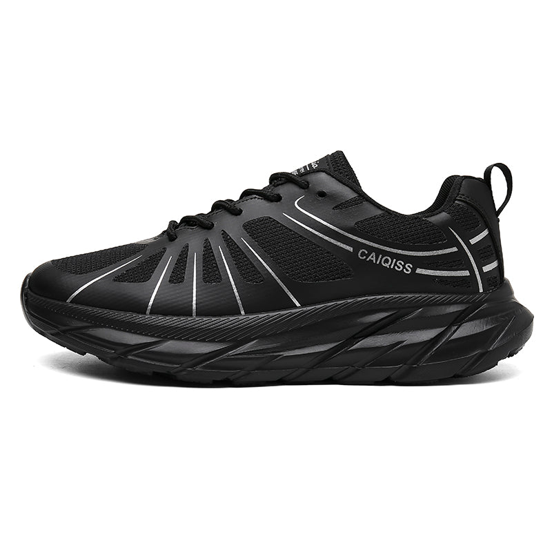 Black Dynamic Panel Athletic Sneakers Q5