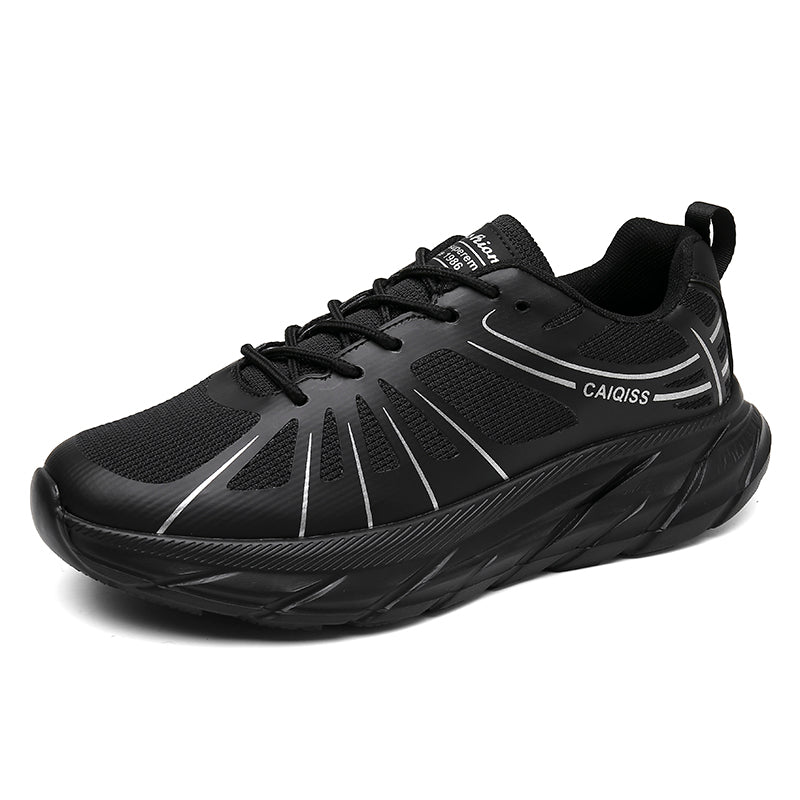 Black Dynamic Panel Athletic Sneakers Q5