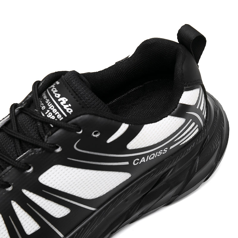 Black Dynamic Panel Athletic Sneakers Q5