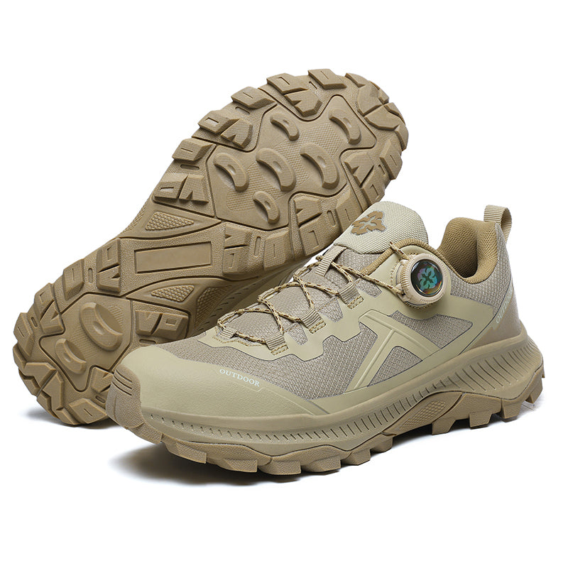 Beige Water-Resistant Hiking Shoes A627