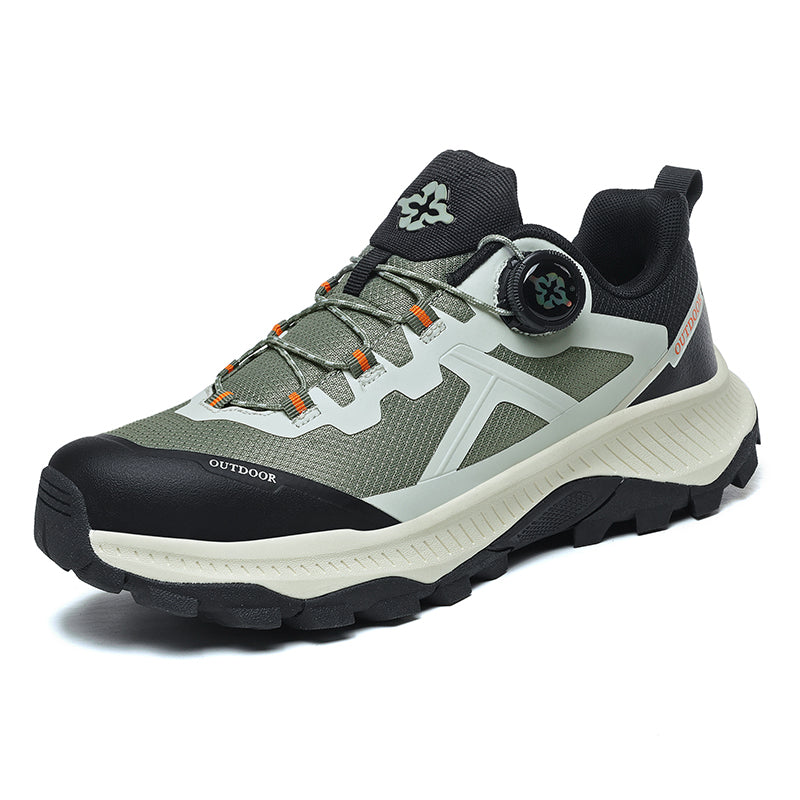 Green Water-Resistant Hiking Shoes A627