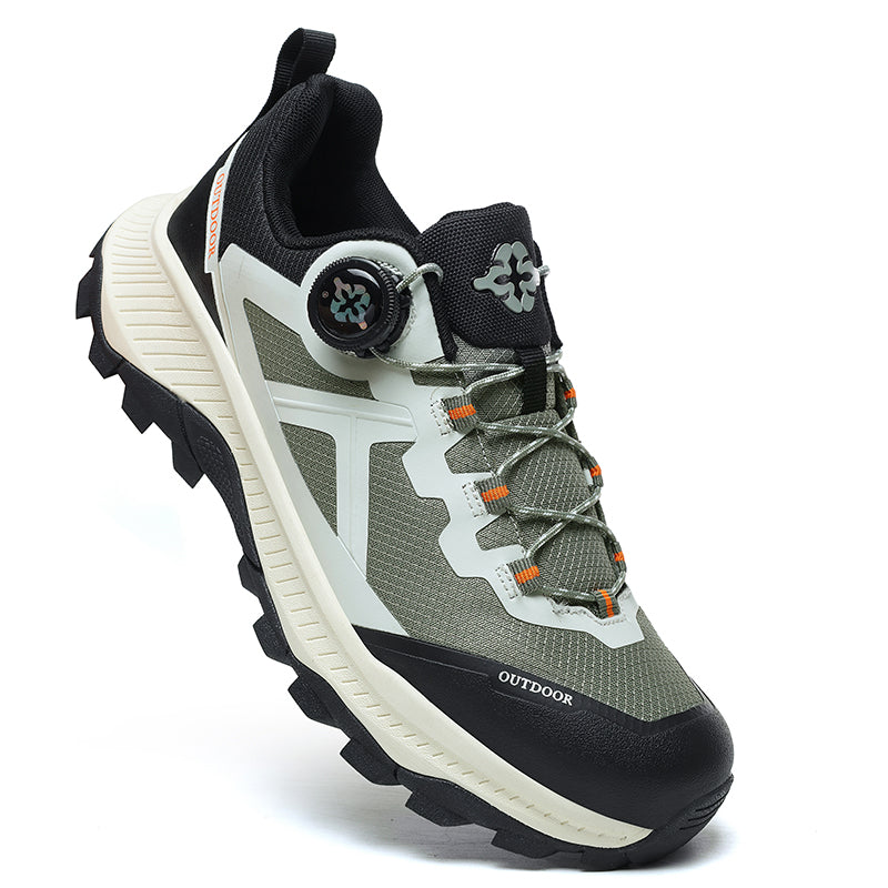 Green Water-Resistant Hiking Shoes A627