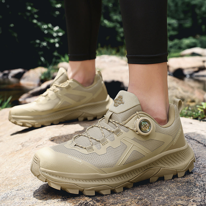 Beige Water-Resistant Hiking Shoes A627