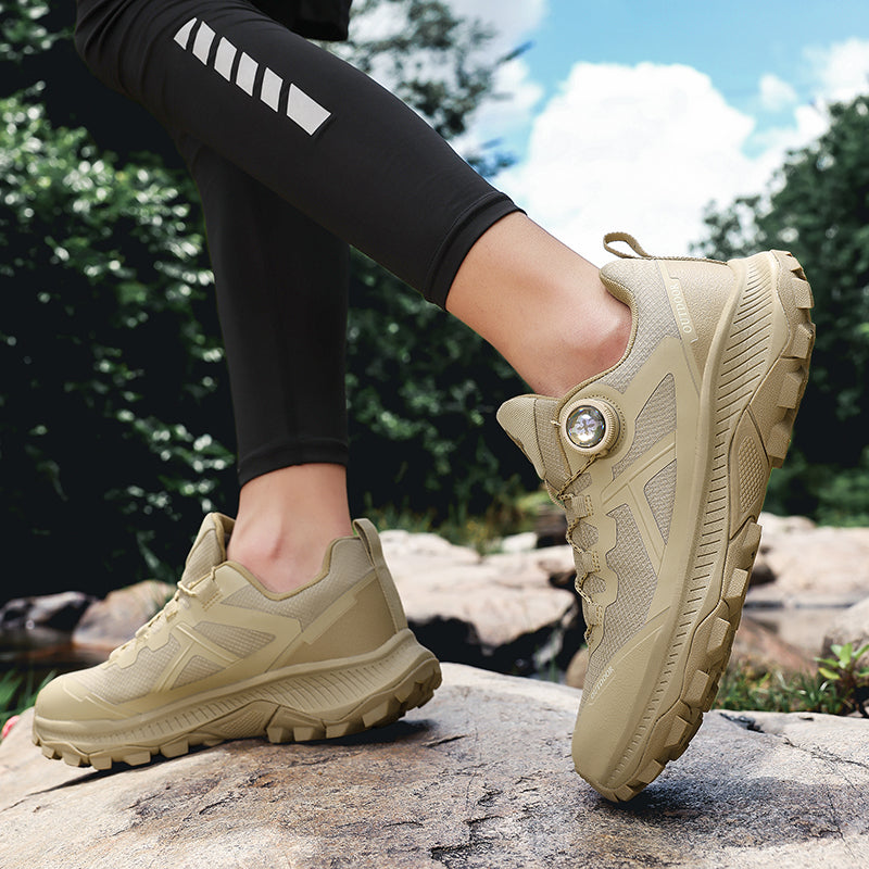 Beige Water-Resistant Hiking Shoes A627