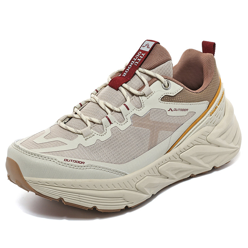 Beige Lightweight Outdoor Casual Sneakers A88