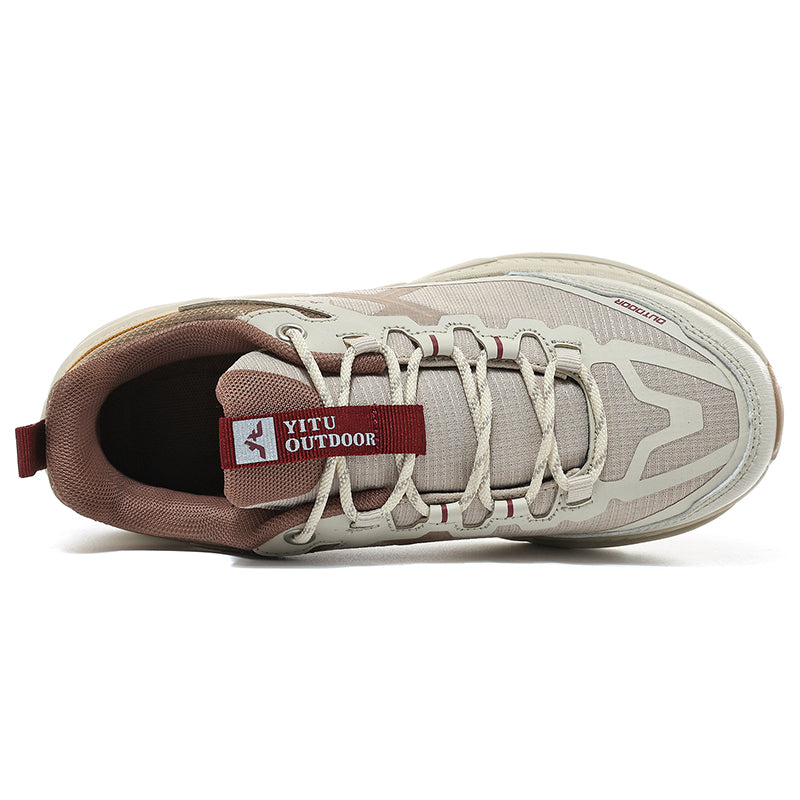Beige Lightweight Outdoor Casual Sneakers A88