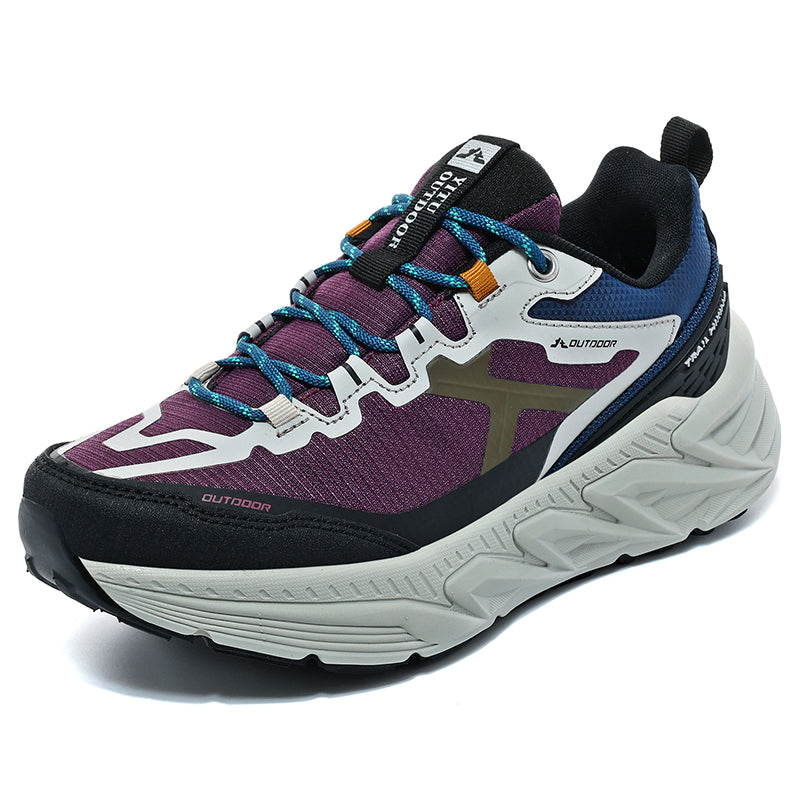 Burgundy Lightweight Outdoor Casual Sneakers A88