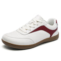 Red Wide-Toe Platform Casual Sneakers K620