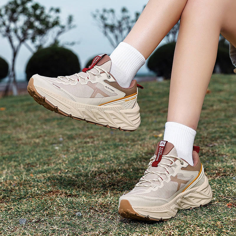 Beige Lightweight Outdoor Casual Sneakers A88
