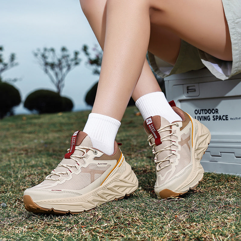 Beige Lightweight Outdoor Casual Sneakers A88
